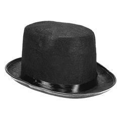 Sombrero alto negro mágico para adultos y niños de Halloween, mago, vampiro