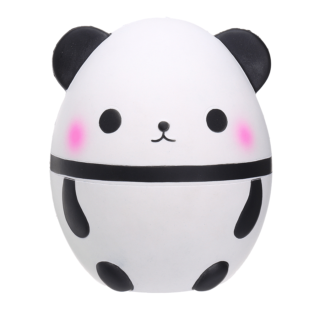 Huevo de panda gigante blando de 25 cm que crece lentamente, juguete gigante descomunal, regalo decorativo