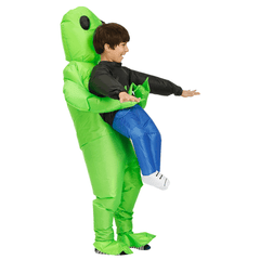 Halloween Fantômes Vert Costume Carnaval Fête Fantaisie ET Aliens Jouets Gonflables pour Enfants