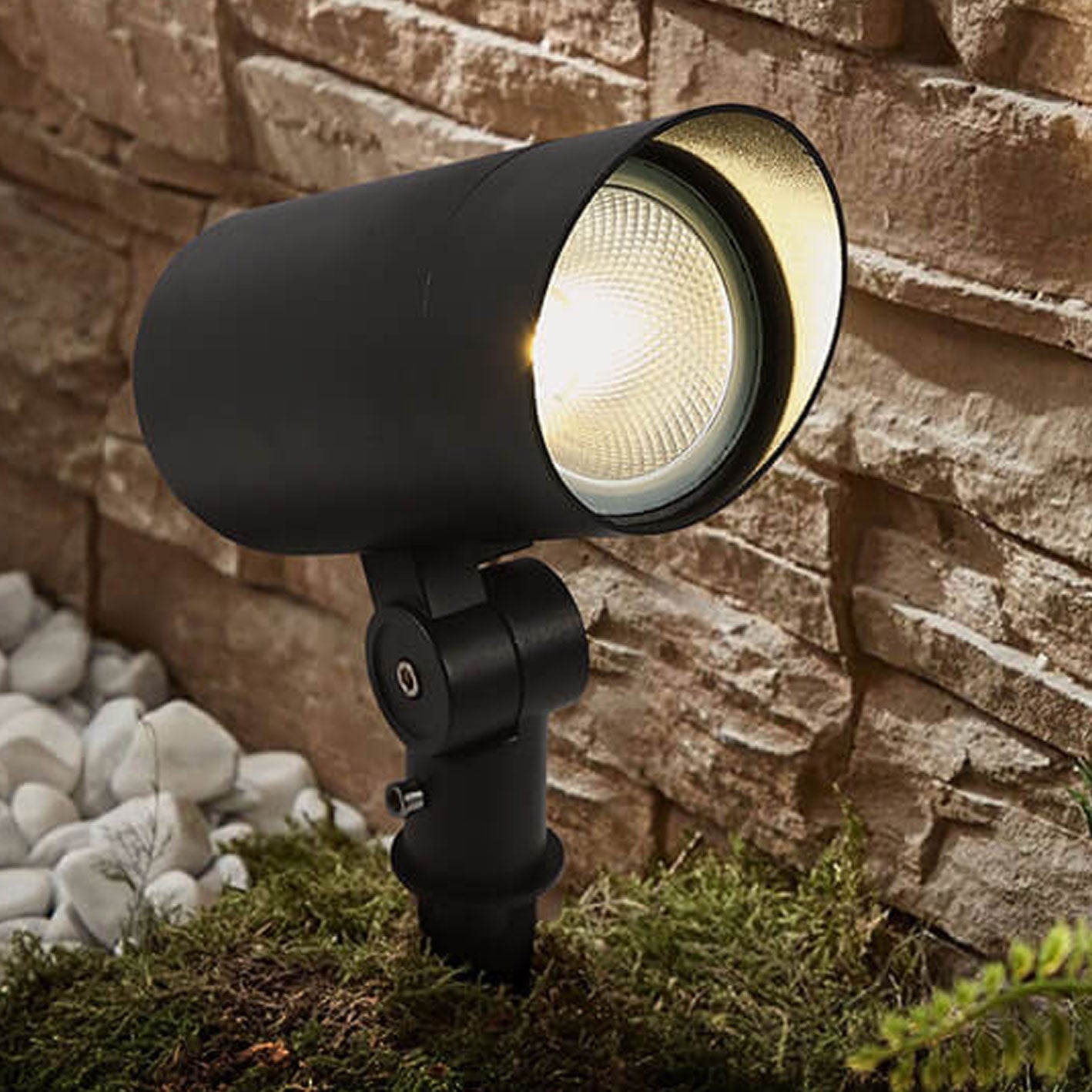 Projecteur LED d'extérieur étanche pour jardin, éclairage de paysage pour pelouse 