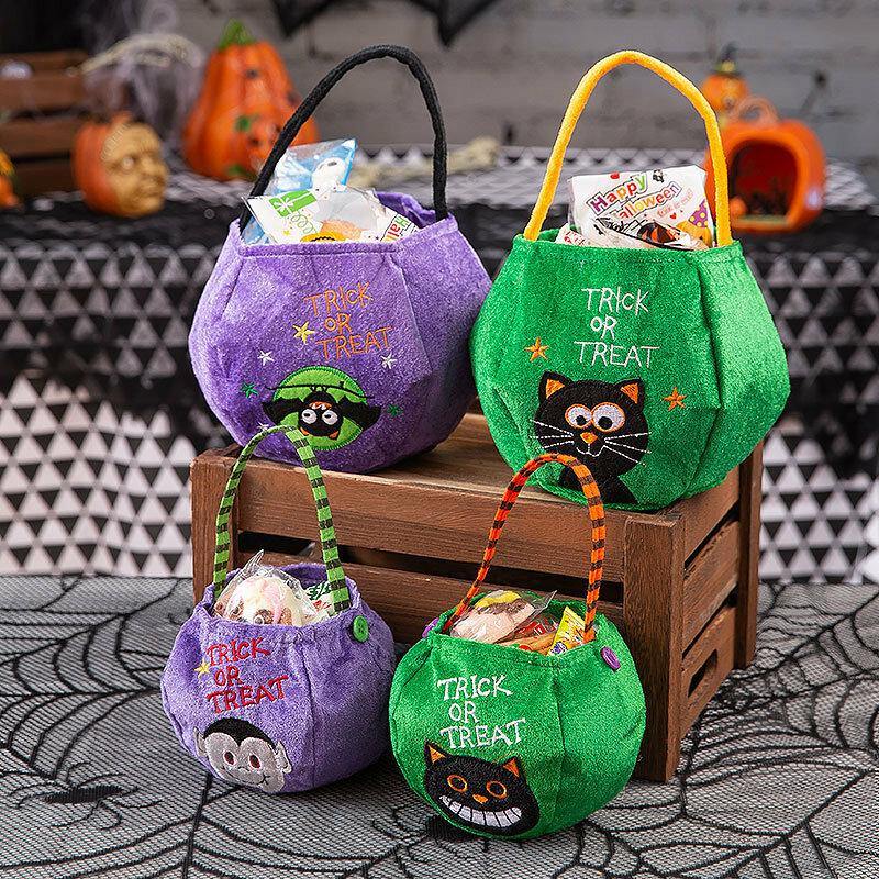 Sac à main décontracté pour enfants, motif de style Halloween, pour sortir, bonbons, sucre, transport 