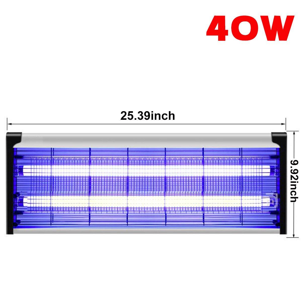 Piège à moustiques électrique 20 W/40 W, piège à lumière, piège à faible bruit pour la maison 