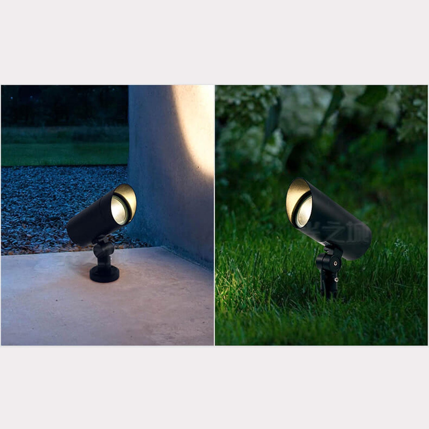 Projecteur LED d'extérieur étanche pour jardin, éclairage de paysage pour pelouse 