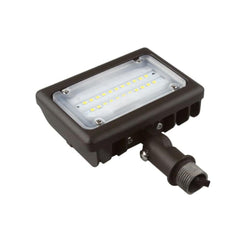 Foco LED de seguridad para exteriores de 15 W, 5700 K, 1730 LM, iluminación de paisaje impermeable IP65, montaje articulado, bronce, foco de seguridad para áreas de jardín al aire libre