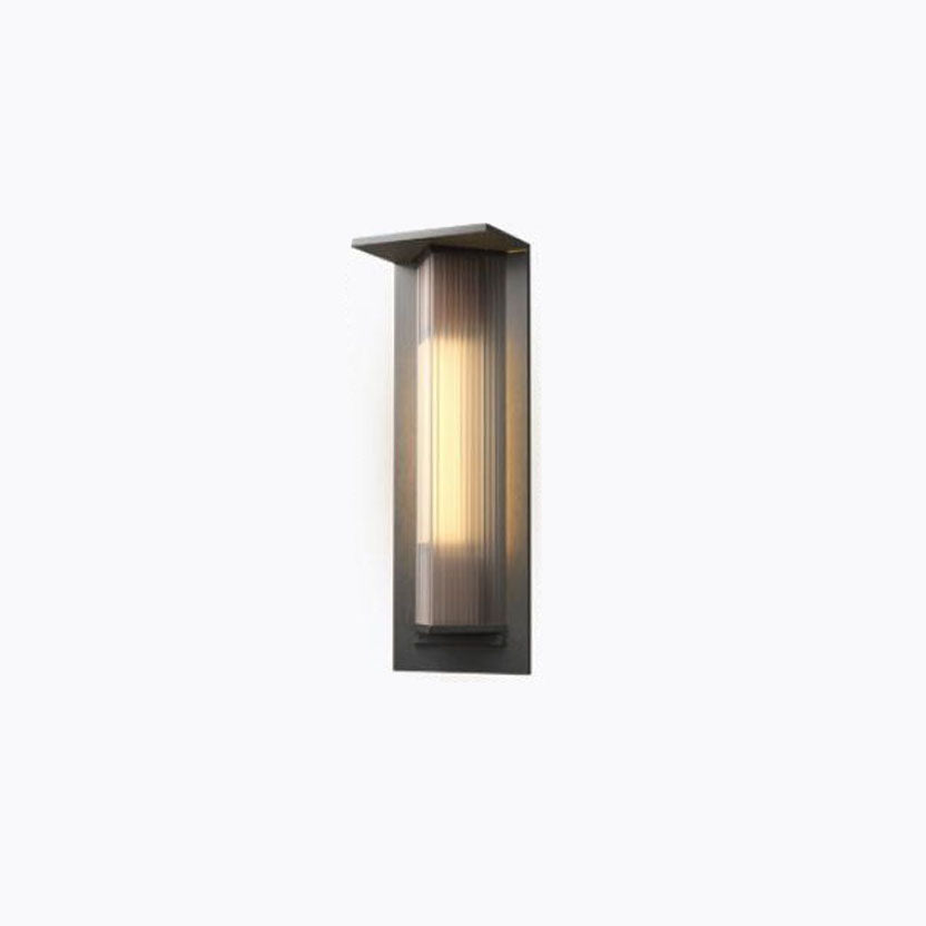 Modern Retro Minimalist Aluminum Glass Outdoor Waterproof Wall Sconce Lamp