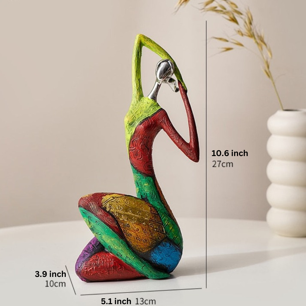 ArtZ® Abstract Colorful Women Sculptures