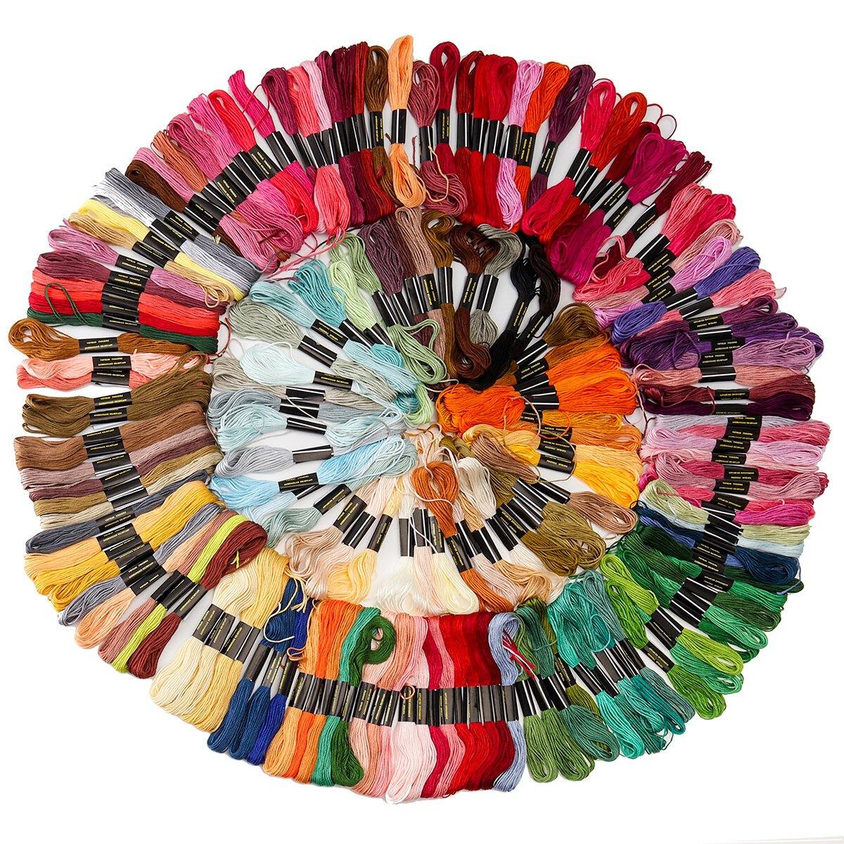 447 Colors  Cross Stitch Thread Pattern Kit Chart Embroidery Floss Sewing Skeins