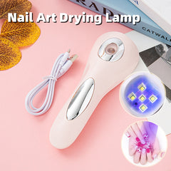 Lámpara de secado de uñas de mano, lámpara UV LED para uñas, minilámpara LED UV recargable, secador de uñas para uñas de gel, herramienta portátil para decoración de uñas