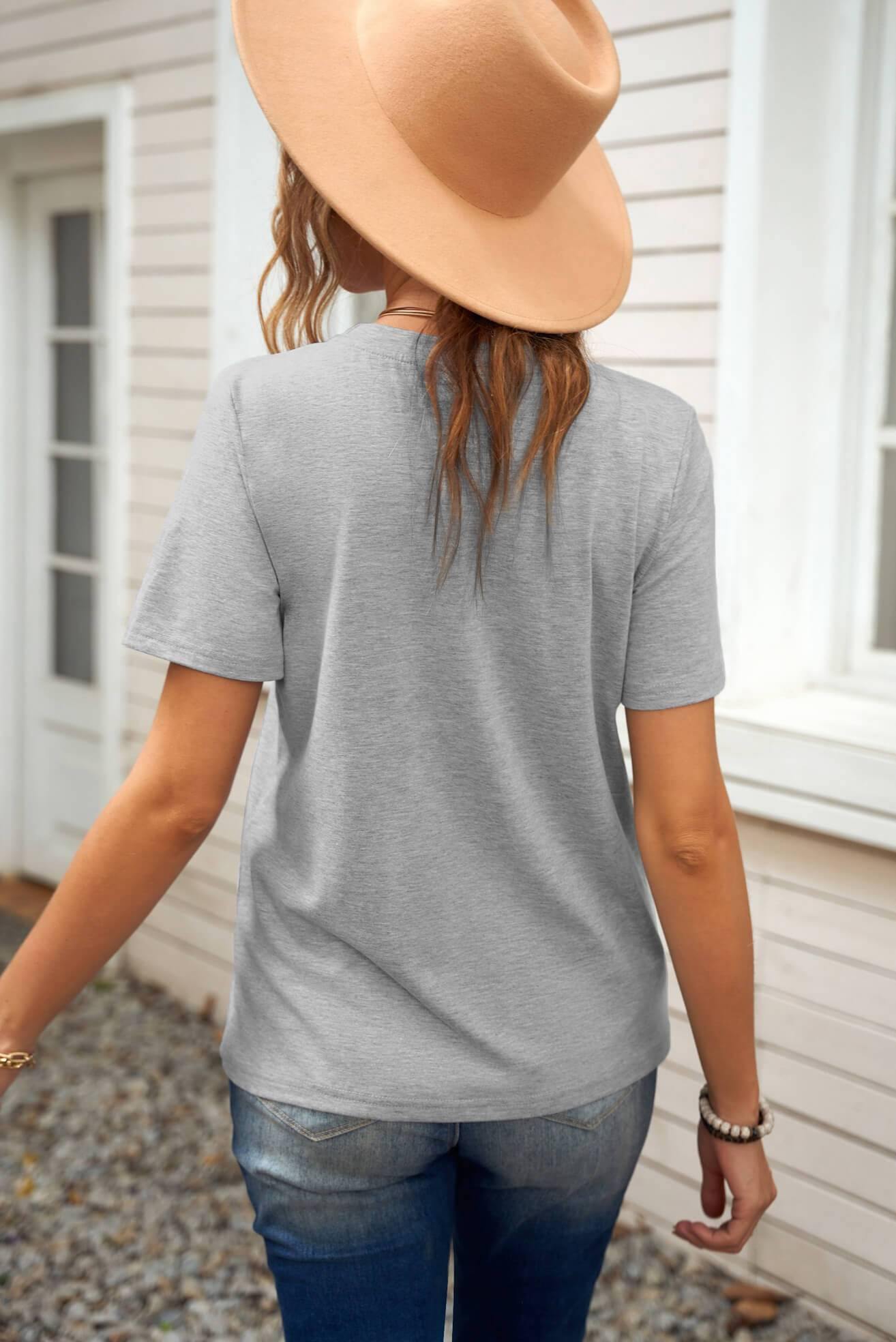 Camiseta de San Valentín con estampado de letras de dibujos animados