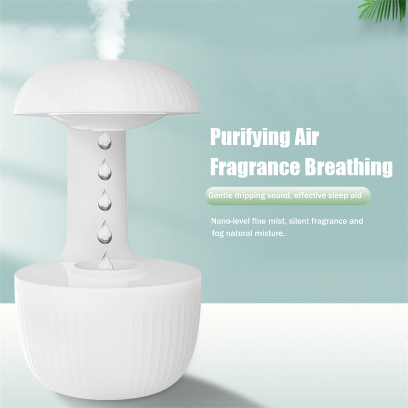 Humidificateur d'air anti-gravité Humidificateur à contre-courant silencieux Gouttes d'eau en lévitation Brumisateur à brume fraîche Soulage la fatigue