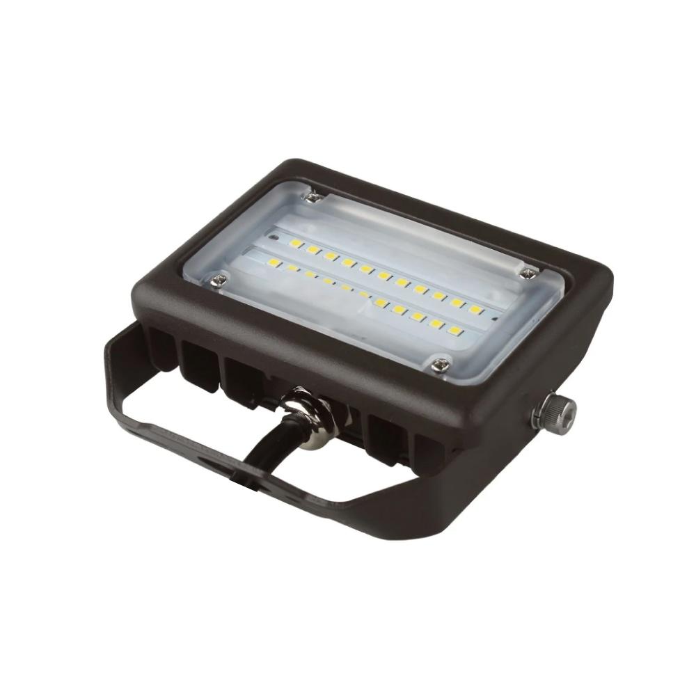 Foco LED de seguridad para exteriores de 15 W, 5700 K, 1730 LM, iluminación de paisaje impermeable IP65, montaje en U, bronce, reflector de seguridad para áreas de jardín al aire libre