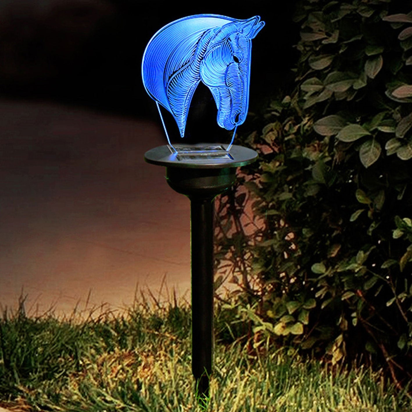 Lampe de paysage décorative en acrylique à LED pour jardin et pelouse 