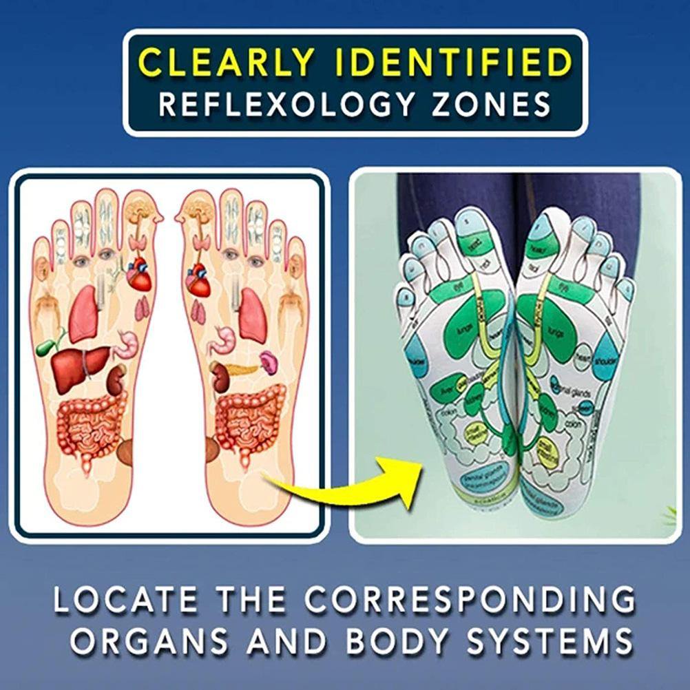 Calcetines de reflexología y acupresión