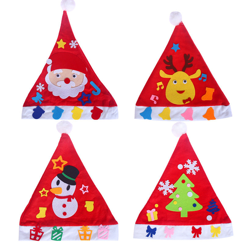 Gorro navideño DIY Navidad Niños Guardería Escuela Necesidades navideñas y Gorro navideño infantil 