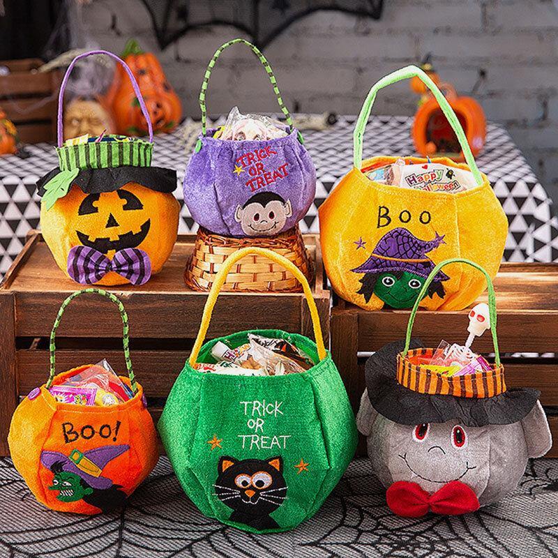 Sac à main décontracté pour enfants, motif de style Halloween, pour sortir, bonbons, sucre, transport 