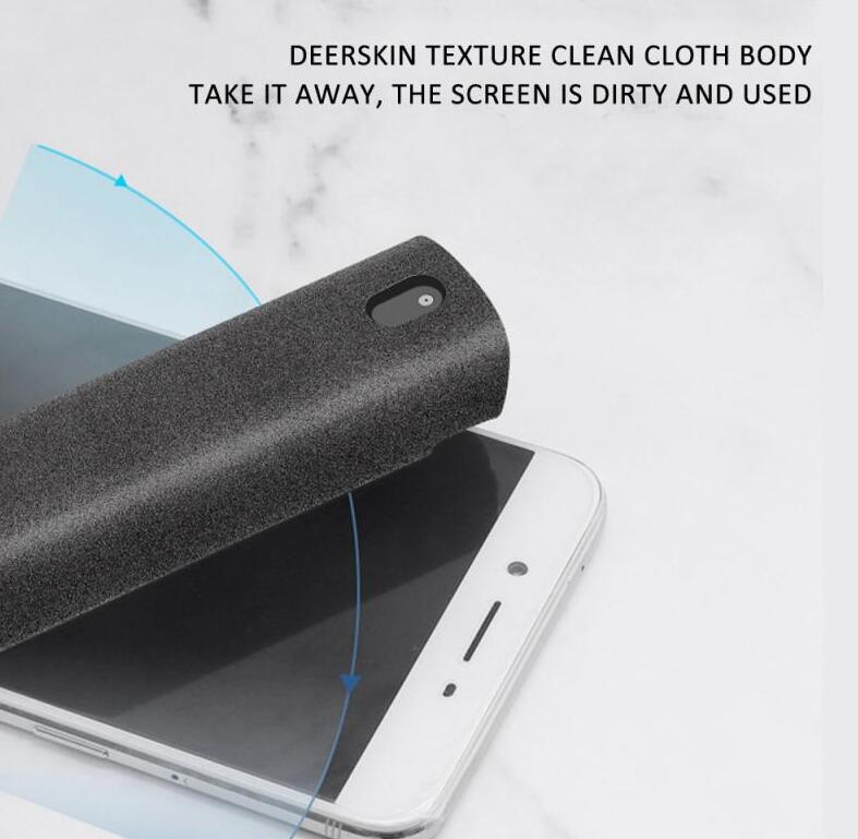 Kit de nettoyage d'écran de téléphone 2 en 1 pour éliminer la poussière de l'écran avec chiffon en microfibre