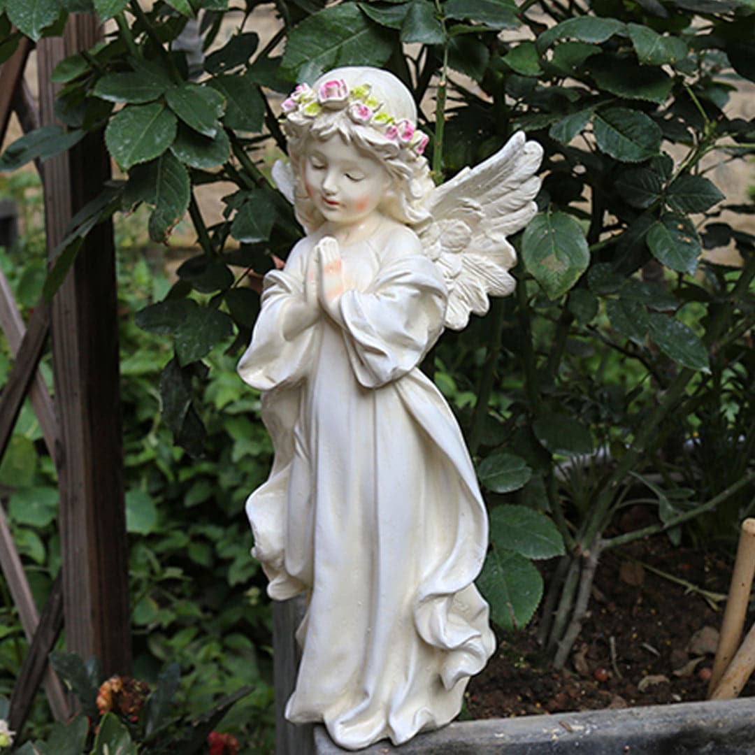 Statue de jardin d'ange