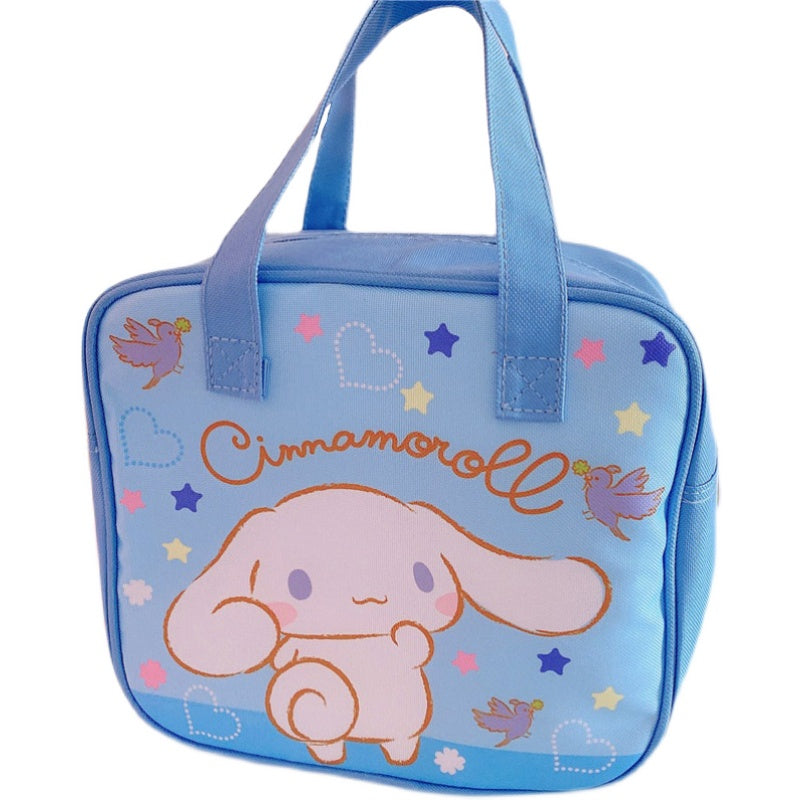 Cute Kitty Insulated Lunch Box Bag Tote Bag Lunch Organizer