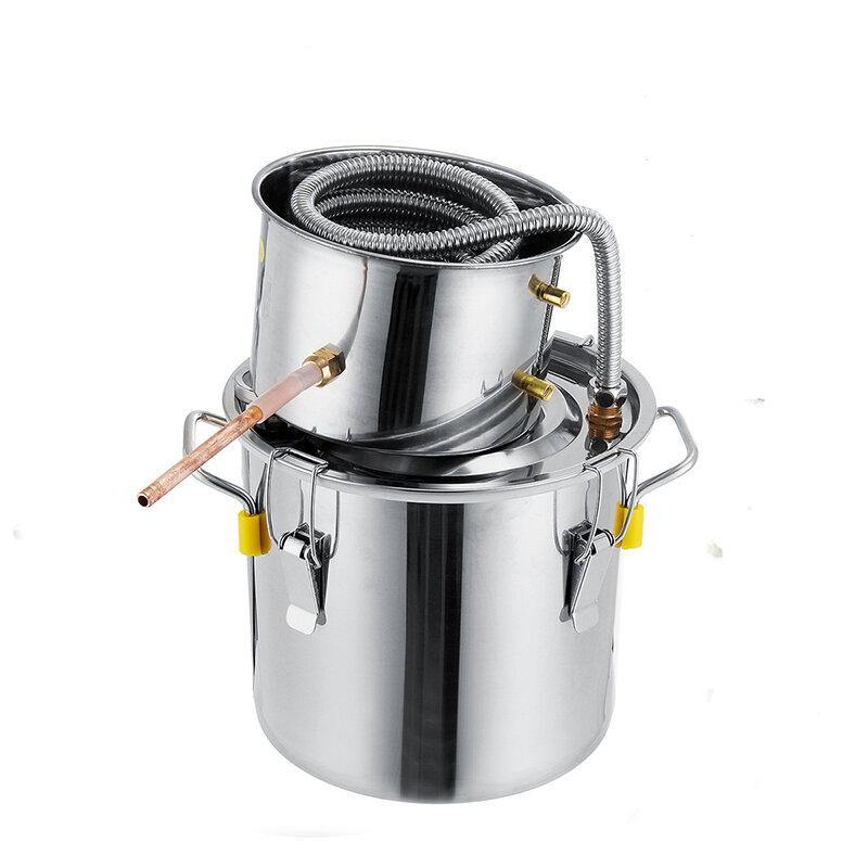 3GAL/5GAL/8GAL Water Distiller Alcohol Distiller Stainless Boiler Liquid Making Equipment Kit