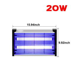 Piège à moustiques électrique 20 W/40 W, piège à lumière, piège à faible bruit pour la maison 