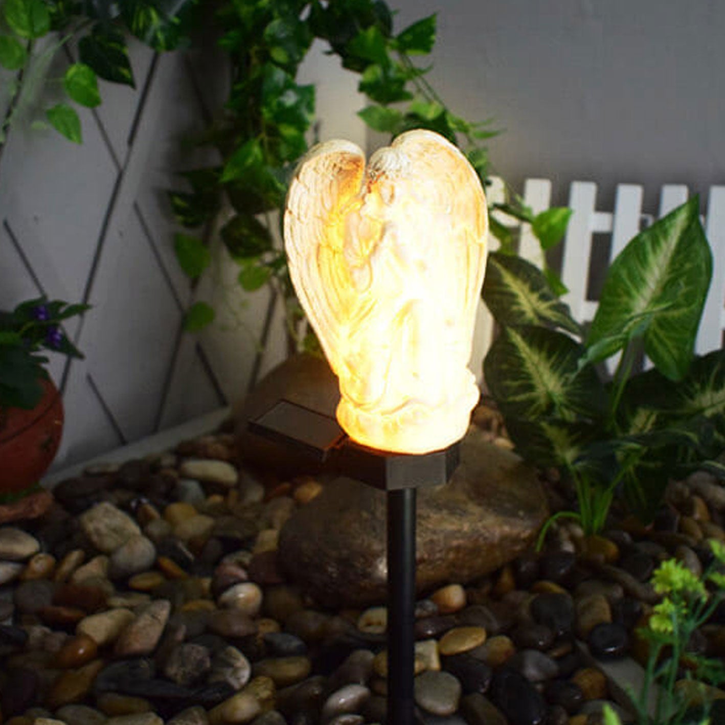 Solar Outdoor Angel Patio Waterproof Lawn Landscape Light