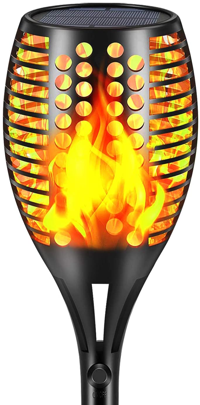 Lampe torche solaire à flamme vacillante 