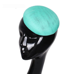 Emerald Green Hat Felt Light Cap Diameter 15cm