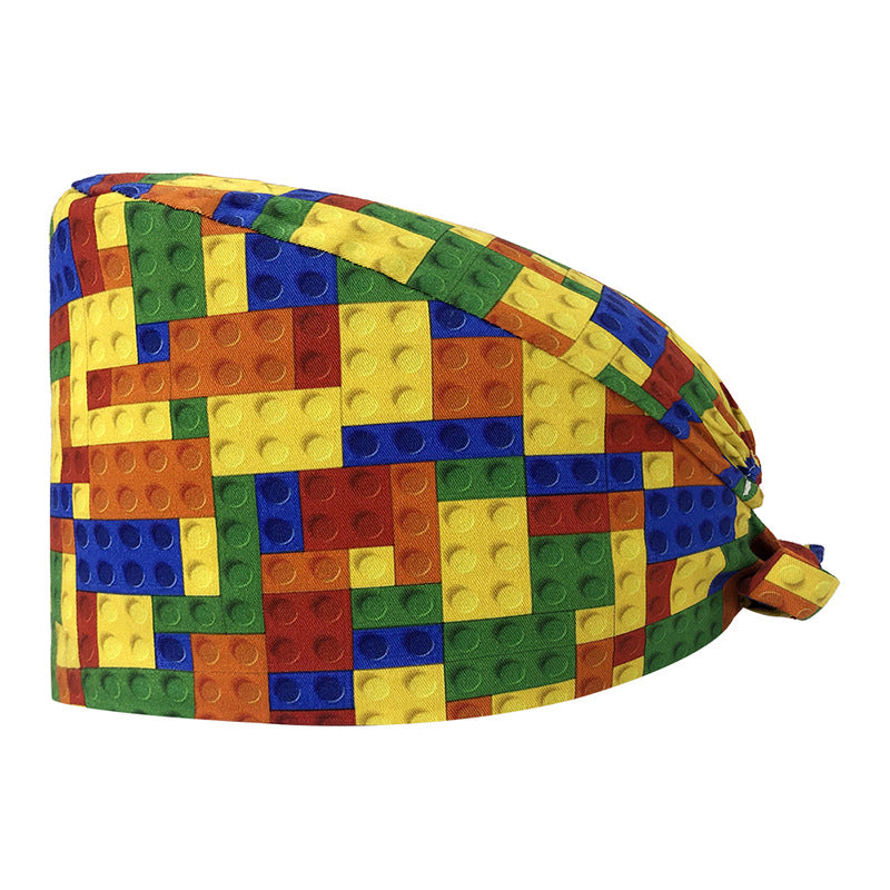 Cute Printed Cotton Nurse Hat