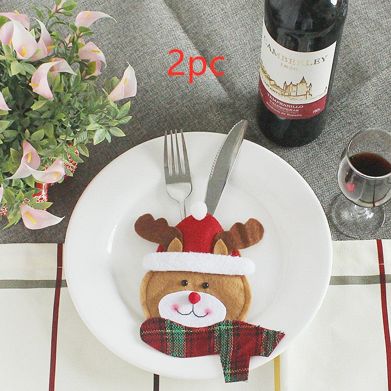 Christmas knife and fork set