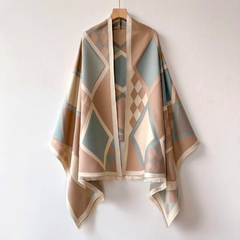 Nora Women's Shawl Wrap | Premium Wool Blend, Elegant Winter Design