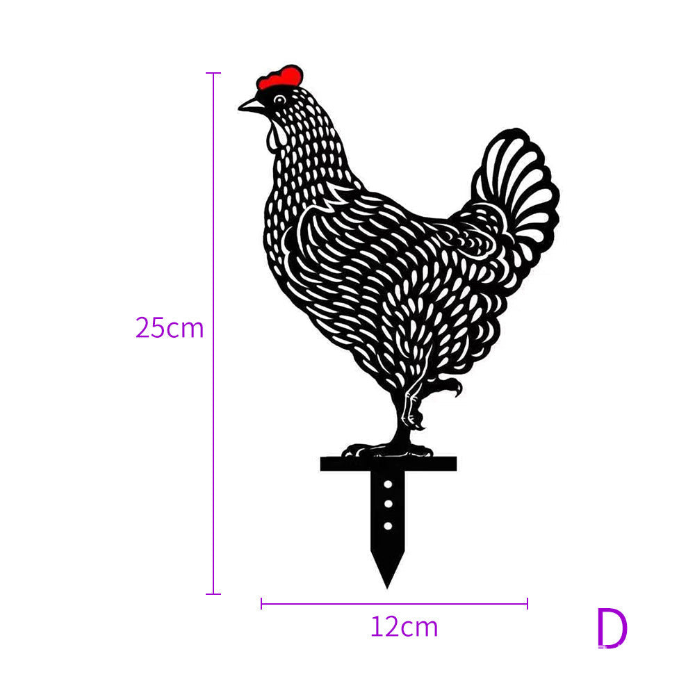 Garden Decoration Pastoral Chicken Simulation Garden