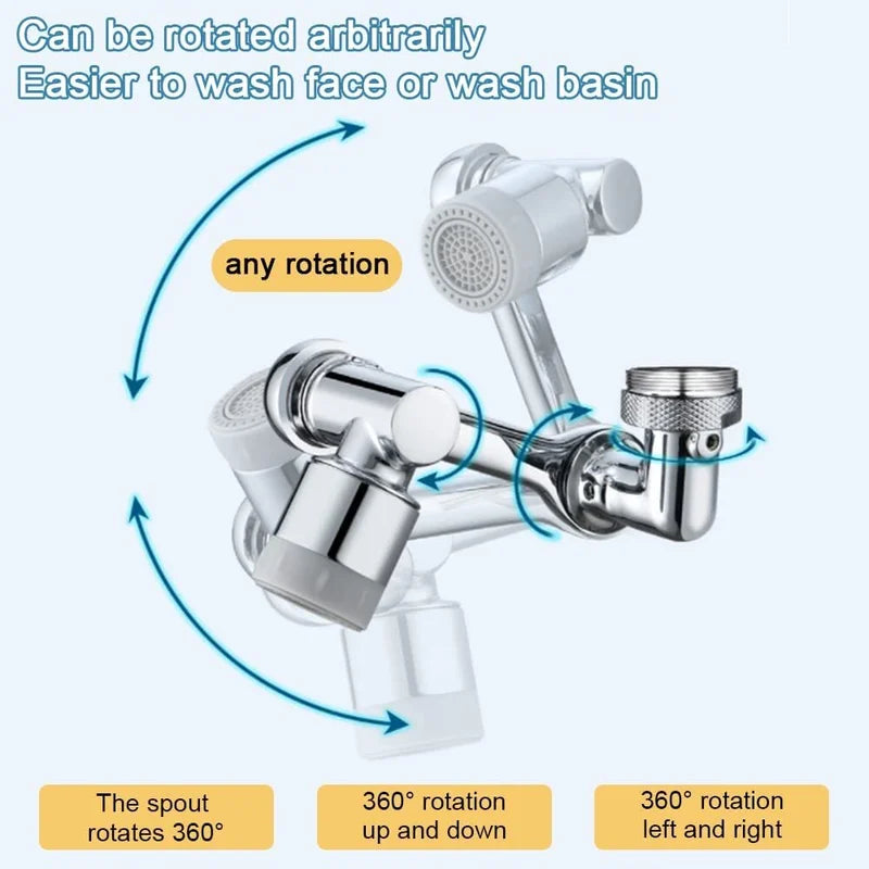 Robinet pivotant à 1080° 