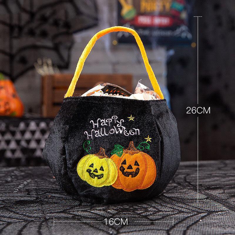 Sac à main décontracté pour enfants, motif de style Halloween, pour sortir, bonbons, sucre, transport 