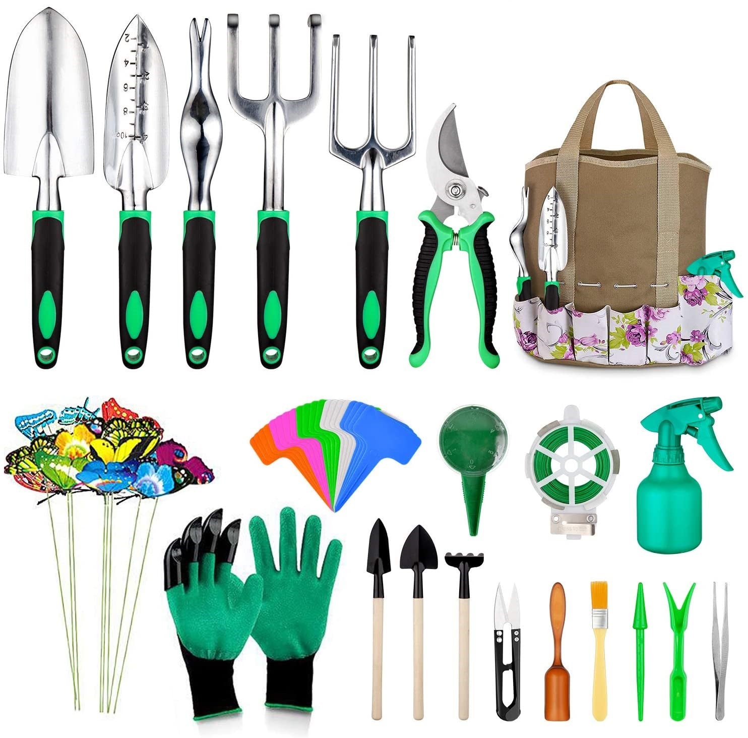 Ensemble d'outils de jardinage tout-en-un 