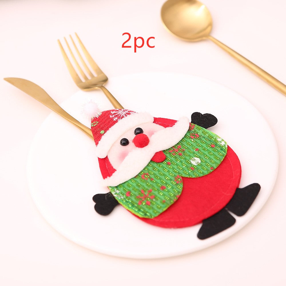 Christmas knife and fork set