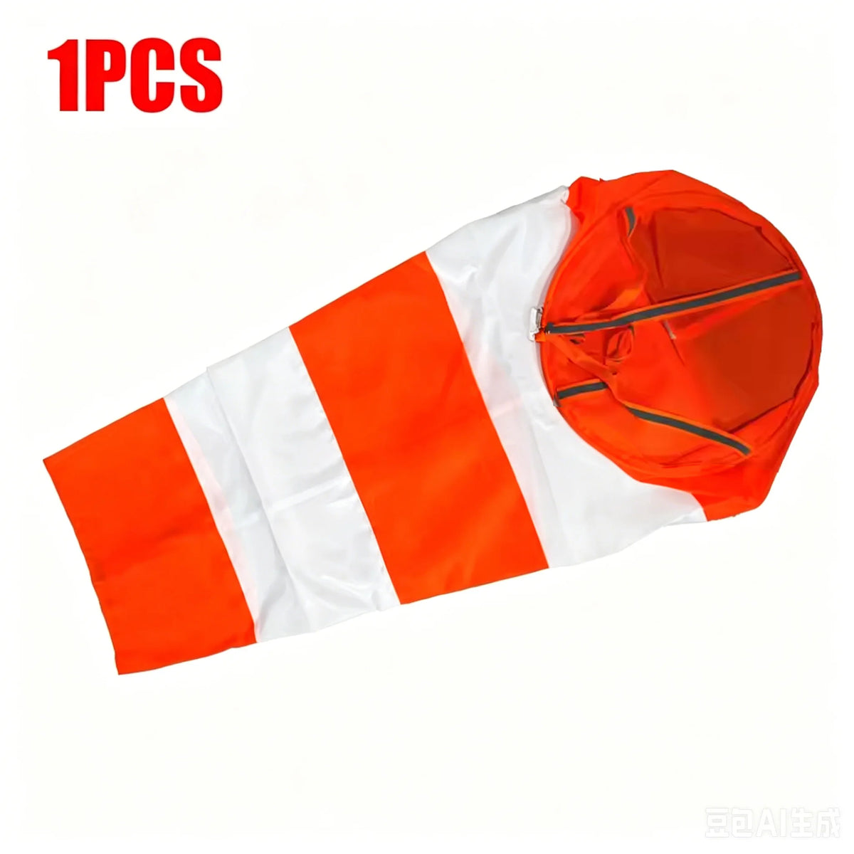 60-100cm Windsock Outdoor Wind Direction Indicator Reflective Rip-stop Weather Vane for Airport Aviation Garden Farm