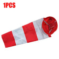 60-100cm Windsock Outdoor Wind Direction Indicator Reflective Rip-stop Weather Vane for Airport Aviation Garden Farm