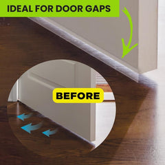 DuraSeal Weather Stripping | Self-Adhesive Silicone Door Seal Strip