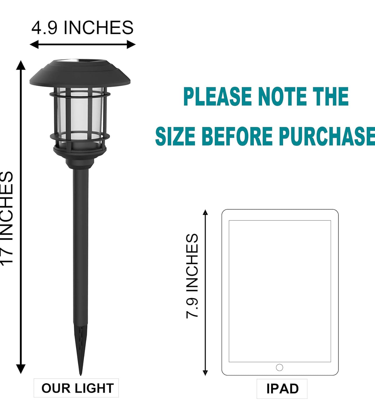 Luz LED para caminos de bronce solar de gama alta SmartYard de 10 lúmenes (paquete de 6) 