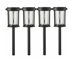 Ampoule LED vintage SmartYard - Lot de 4 lampes solaires pour allée