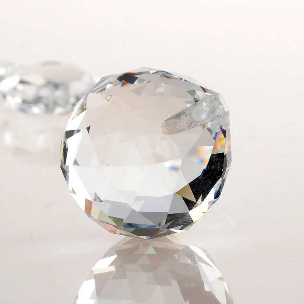20/30/40/50mm Clear Crystal Ball Prism Sun Catcher Rainbow Pendant Maker Hanging Crystal Prism Lighting Bead Prisma Pendant