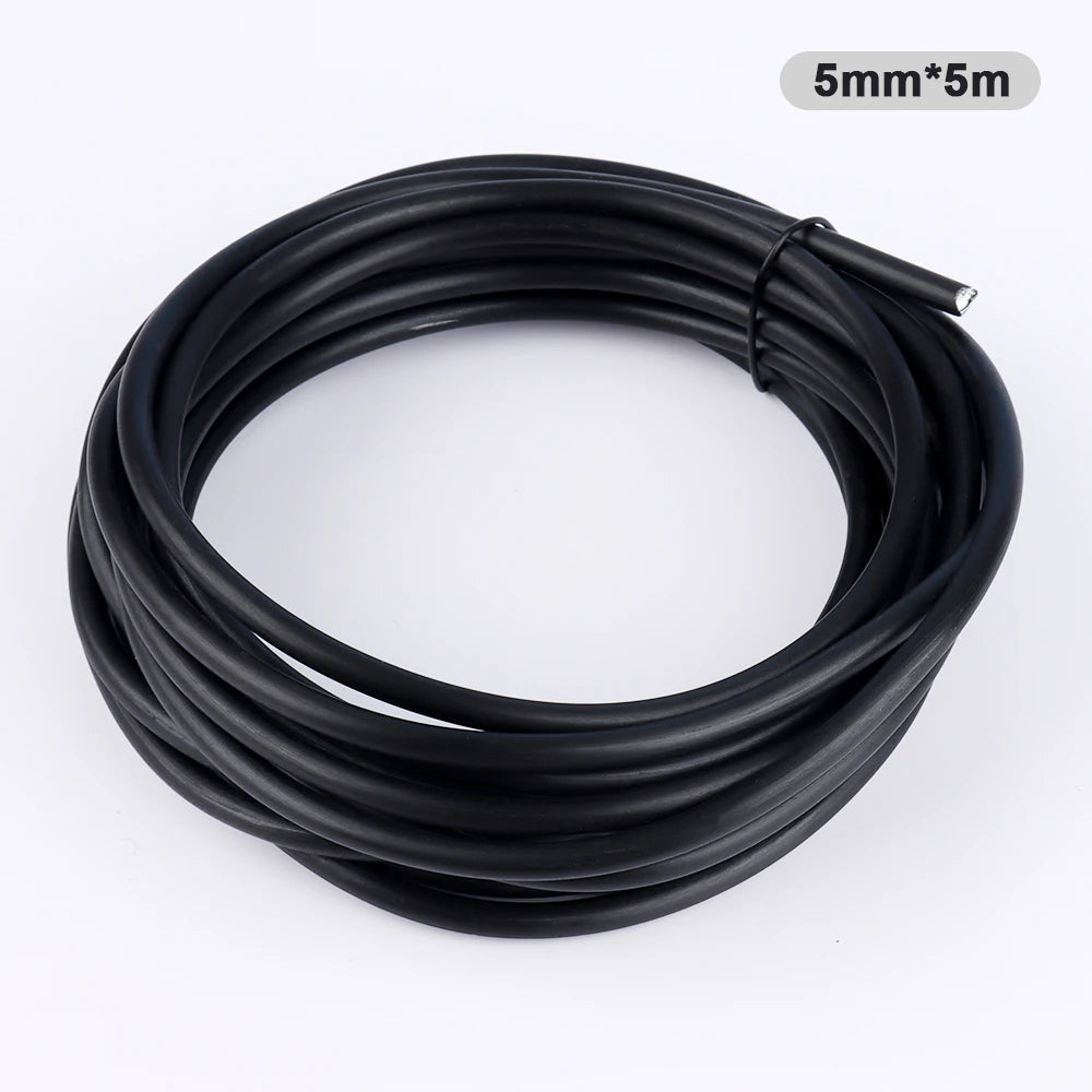 Black Aluminum Bonsai Wire, 1–5 mm, 5 m