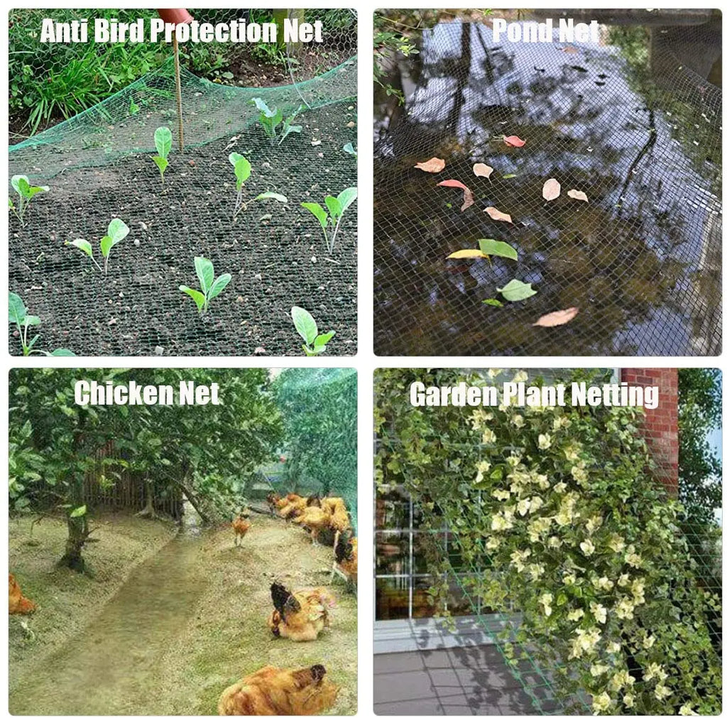 Nylon Garden Netting for Crops and Fencing, 2–4 cm Mesh