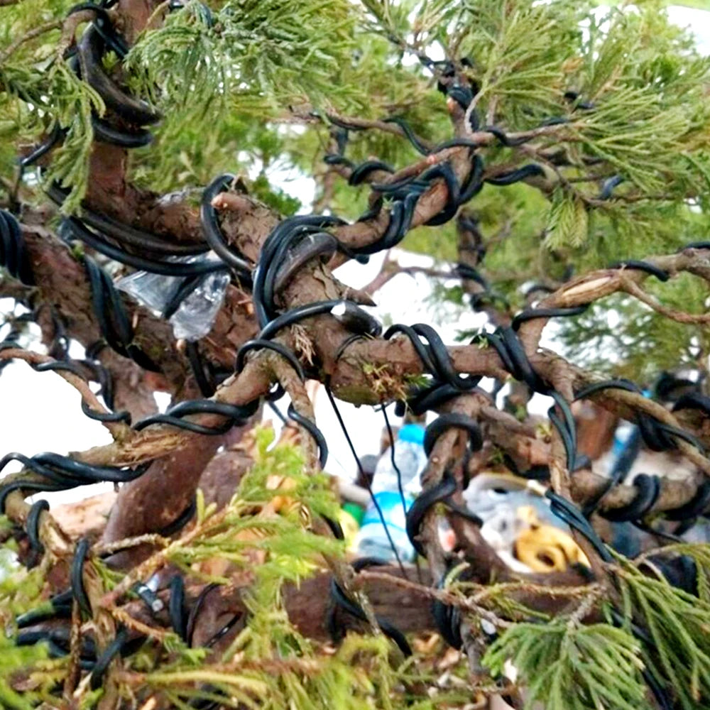 Black Aluminum Bonsai Wire, 1–5 mm, 5 m