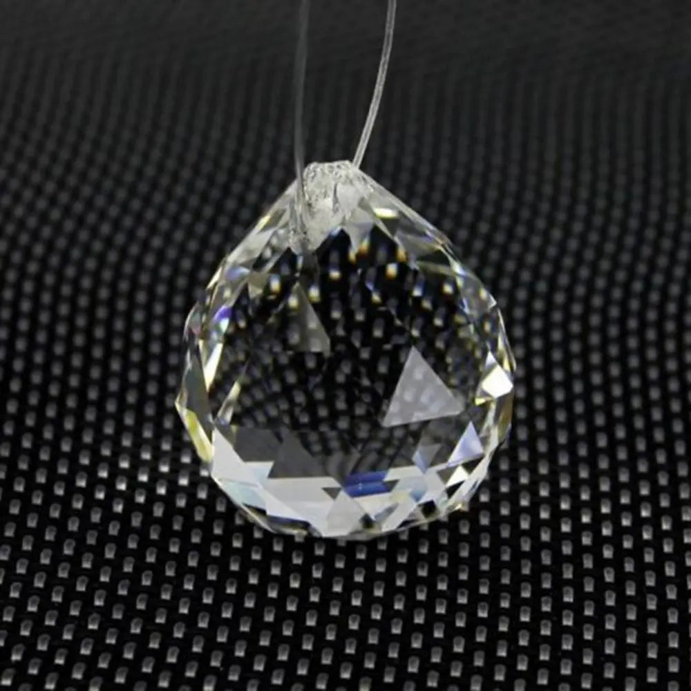20/30/40/50mm Clear Crystal Ball Prism Sun Catcher Rainbow Pendant Maker Hanging Crystal Prism Lighting Bead Prisma Pendant