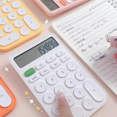 Cute Student Hand Size Mini Calculator