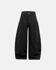Ivy Baggy Jeans | Comfortable Cotton Blend, Loose Fit