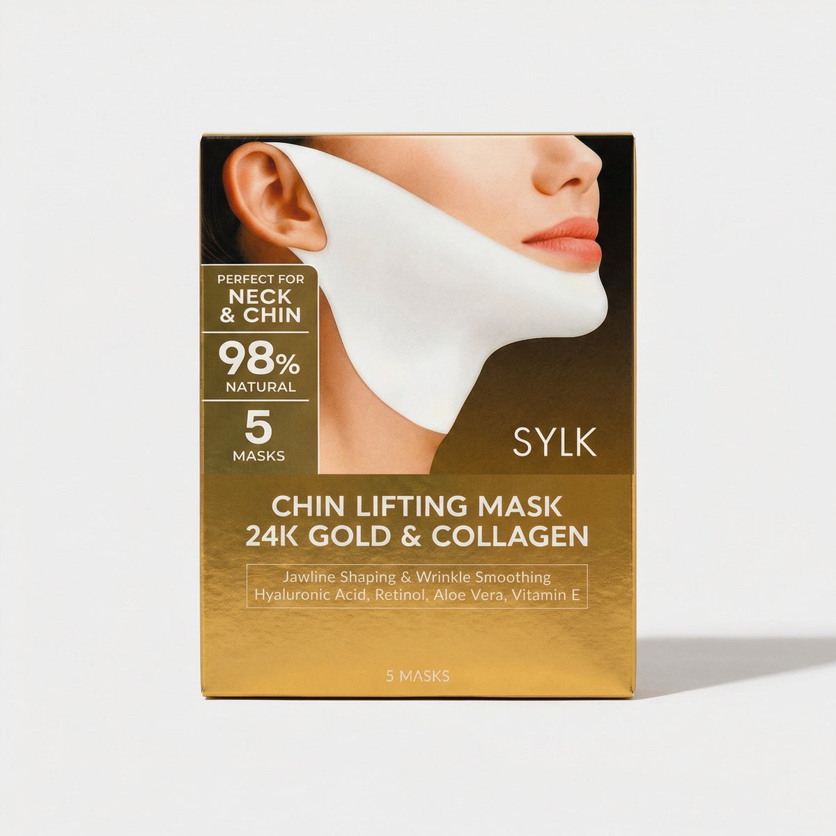 JAWLIFT Mask | Sculpting Jawline Enhancer, Skin-Friendly Fabric