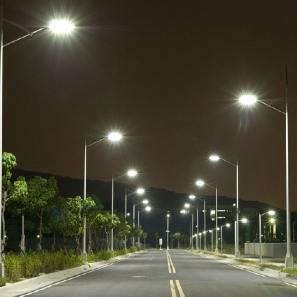 150W LED Pole Lights Outdoor, 5700K, 21000LM, Universal Mount, Bronze, AC120-277V, Waterproof IP65, UL, DLC Listed, LED Parking Lot Lights - Outdoor Commercial Area Street Lighting