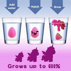 MagiGrow Surprise Egg | Water-Activated Unicorn or Dinosaur Toy
